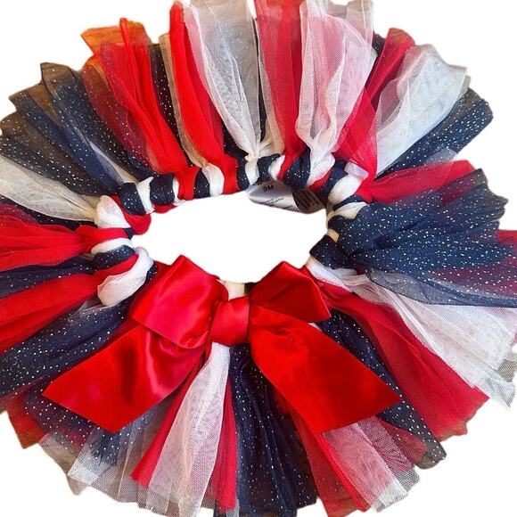 Southern Smocked Swimsuit & Patriotic Tutu 12-18M  Nautical Anchor 4th of July - Picture 15 of 16